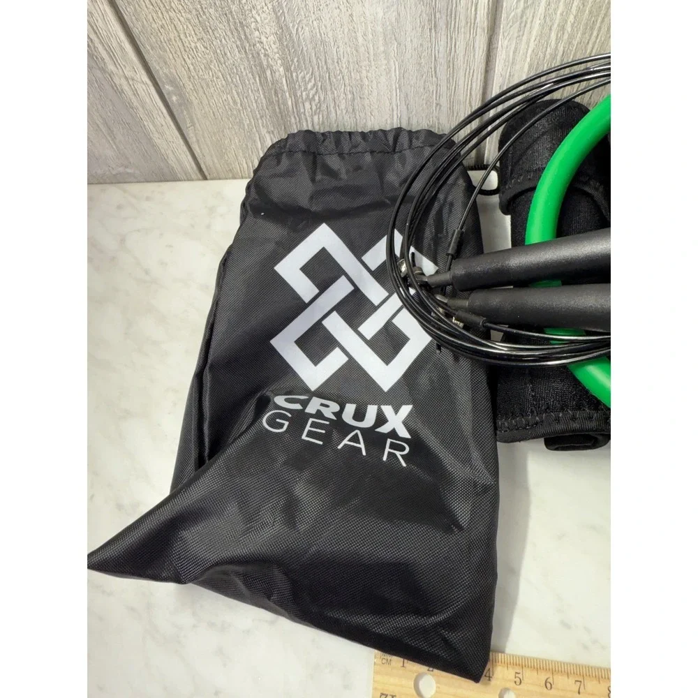 Rareform California Duffel Bag Silver Gold's Gym Resistance Band Crux Jump Rope